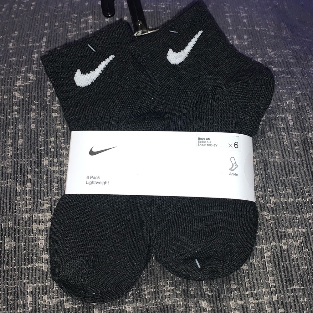 Black Nike Ankle Socks